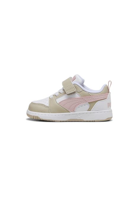 Scarpe Puma Rebound V6 Low AC Bianco Beige Rosa Infant PUMA | Sneakers | 397420-31