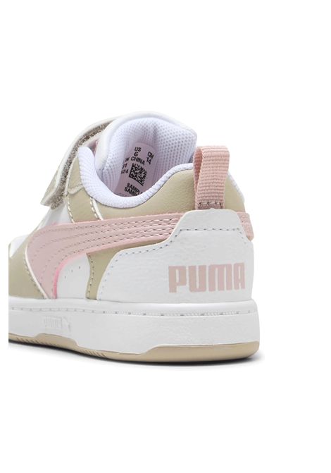 Scarpe Puma Rebound V6 Low AC Bianco Beige Rosa Infant PUMA | Sneakers | 397420-31