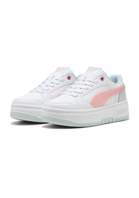 Puma Rebound Femme Space Belle Shoes White Pink Junior PUMA | Sneakers | 404106-01