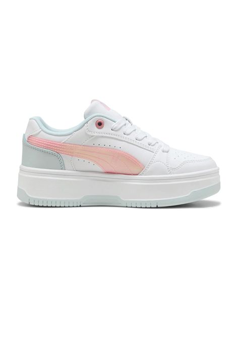 Puma Rebound Femme Space Belle Shoes White Pink Junior PUMA | Sneakers | 404106-01