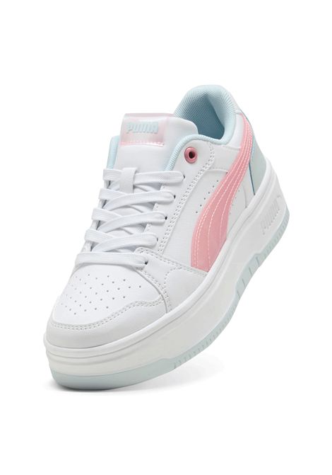 Puma Rebound Femme Space Belle Shoes White Pink Junior PUMA | Sneakers | 404106-01