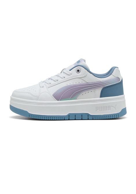 Puma Rebound Femme Space Belle Shoes White Lilac Junior PUMA | Sneakers | 404106-02