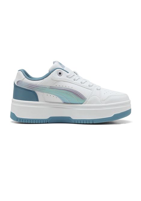 Puma Rebound Femme Space Belle Shoes White Lilac Junior PUMA | Sneakers | 404106-02