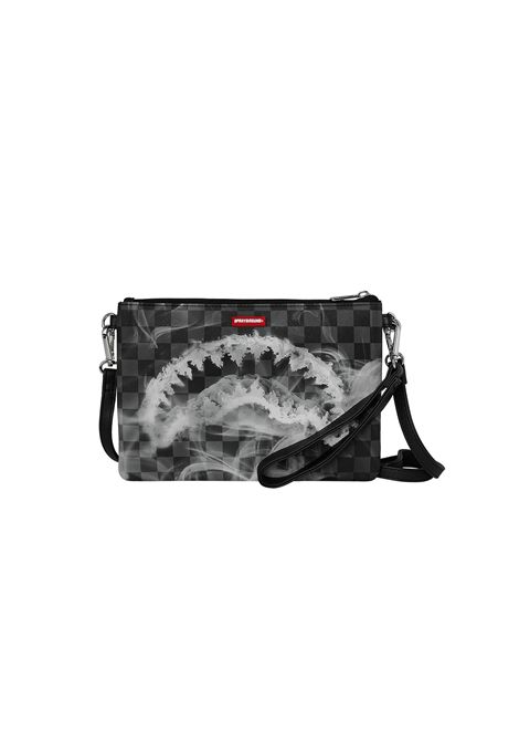 Pochette Sprayground Sip N' Smoke con Tracolla Nero Grigio Unisex SPRAYGROUND | Borse | 910B8222NSZ-