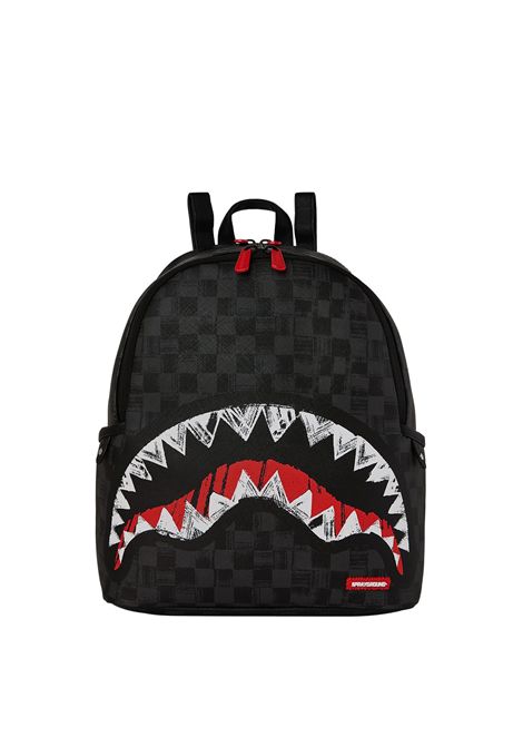 Zainetto Sprayground Scribble Shark Savage Nero Unisex SPRAYGROUND | Zaini | 910B8226NSZ-