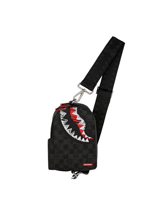 Sprayground Scribble Shark Backpack Sling Black Unisex SPRAYGROUND |  | 910B8227NSZ-