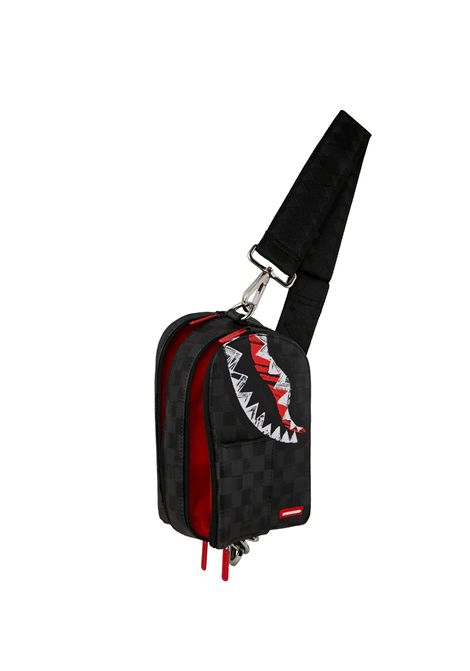 Sprayground Scribble Shark Backpack Sling Black Unisex SPRAYGROUND |  | 910B8227NSZ-