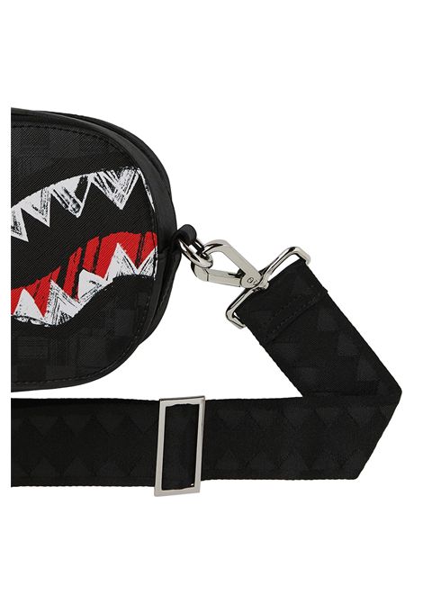 Sprayground Scribble Shark Backpack Sling Black Unisex SPRAYGROUND |  | 910B8227NSZ-
