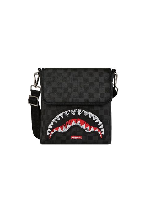 Sprayground Scribble Shark Messenger Bag Black Unisex SPRAYGROUND |  | 910B8228NSZ-