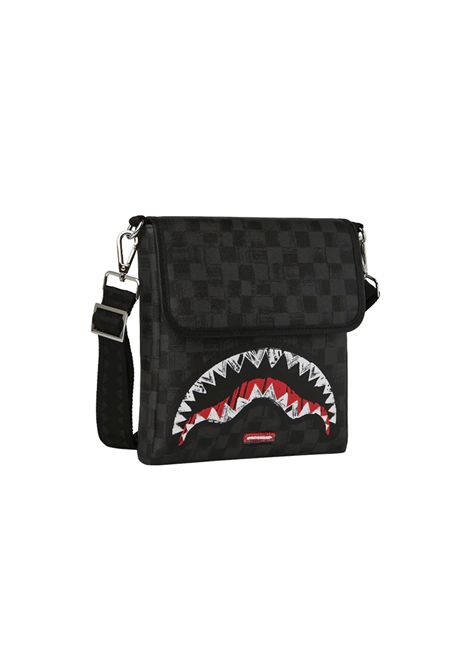 Sprayground Scribble Shark Messenger Bag Black Unisex SPRAYGROUND |  | 910B8228NSZ-