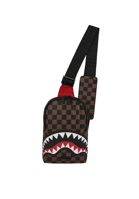 Sprayground Check 2 Emboss Backpack Sling Brown Unisex SPRAYGROUND |  | 910B8237NSZ-