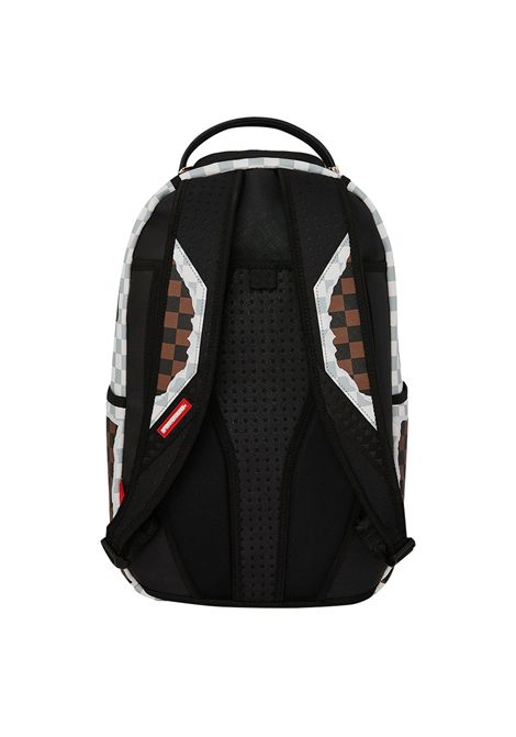 Zaino Sprayground Cream And Brown Tear Check Marrone Unisex SPRAYGROUND | Zaini | 910B8290NSZ-
