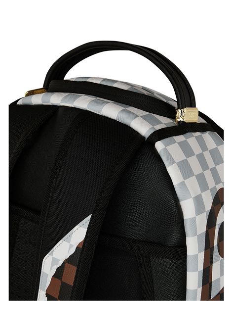Zaino Sprayground Cream And Brown Tear Check Marrone Unisex SPRAYGROUND | Zaini | 910B8290NSZ-