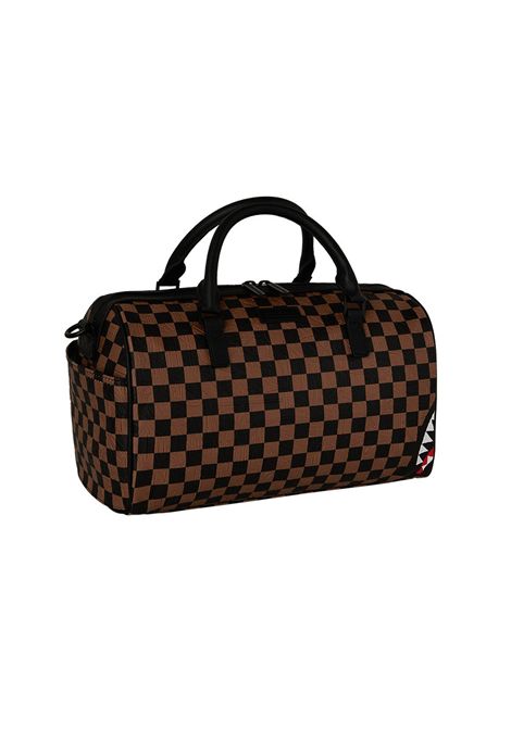 Borsa Sprayground Check 2 Emboss Mini Duffle Marrone Donna SPRAYGROUND | Borse | 910D8236NSZ-