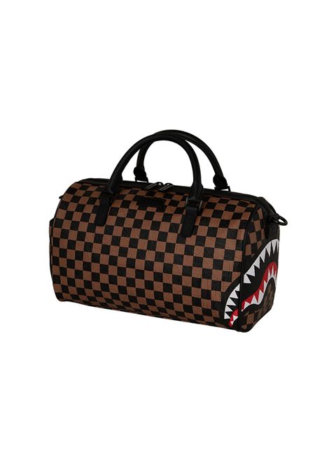 Borsa Sprayground Check 2 Emboss Mini Duffle Marrone Donna SPRAYGROUND | Borse | 910D8236NSZ-