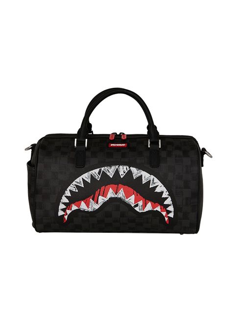 Sprayground Scribble Shark Mini Duffle Bag Black Women SPRAYGROUND | Bags | 910D8347NSZ-