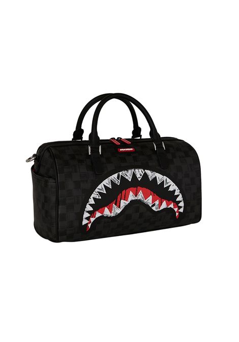 Sprayground Scribble Shark Mini Duffle Bag Black Women SPRAYGROUND | Bags | 910D8347NSZ-