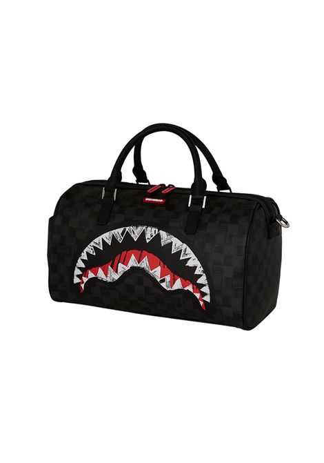 Sprayground Scribble Shark Mini Duffle Bag Black Women SPRAYGROUND | Bags | 910D8347NSZ-