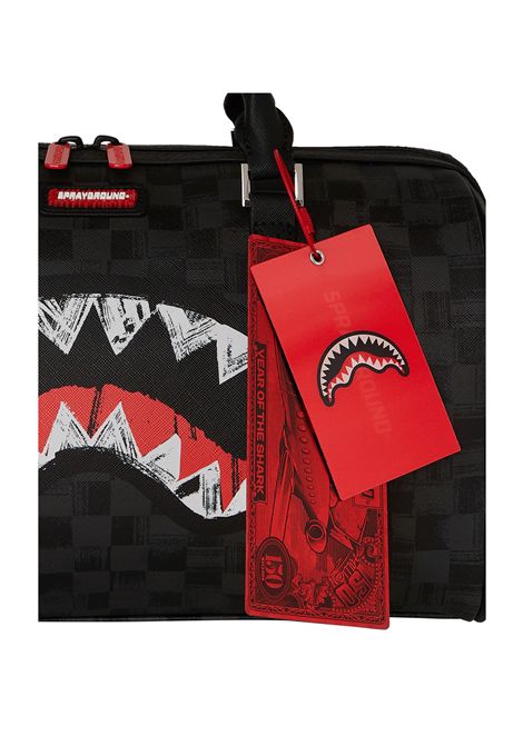 Sprayground Scribble Shark Mini Duffle Bag Black Women SPRAYGROUND | Bags | 910D8347NSZ-