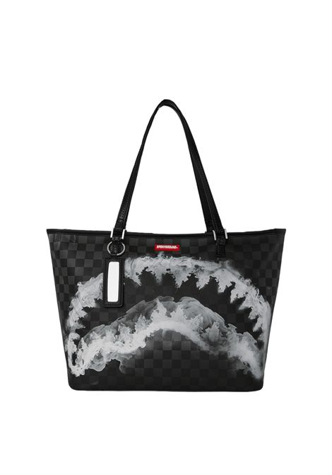 Borsa Sprayground Sip N' Smoke Tote Nero Griogio Donna SPRAYGROUND | Borse | 910T8225NSZ-