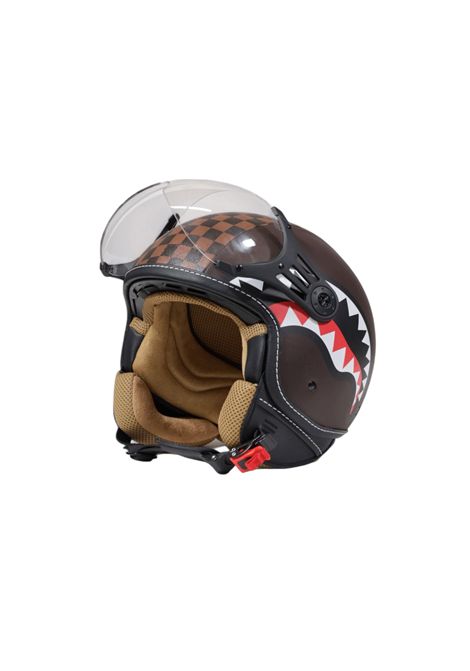 Casco Sprayground Sharks In Paris Helmet Marrone Unisex SPRAYGROUND | Caschi | OP01-BROWN