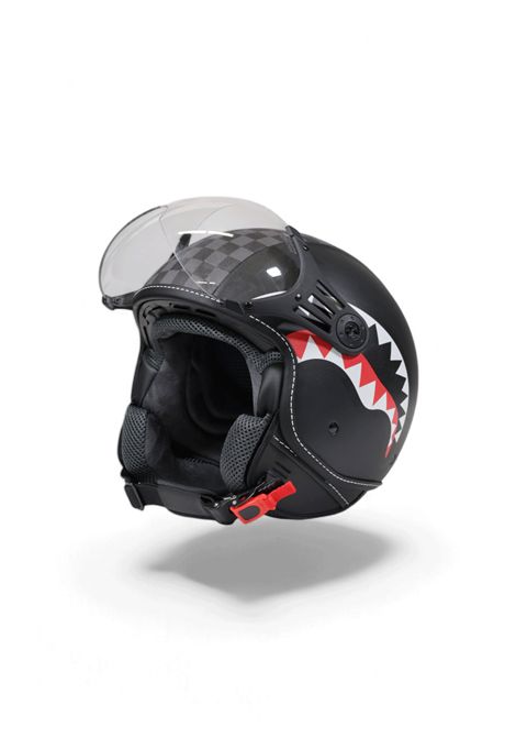 Casco Sprayground Sharks In Paris Helmet Grigio Unisex SPRAYGROUND | Caschi | OP01-GREY