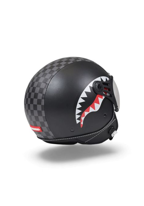 Casco Sprayground Sharks In Paris Helmet Grigio Unisex SPRAYGROUND | Caschi | OP01-GREY