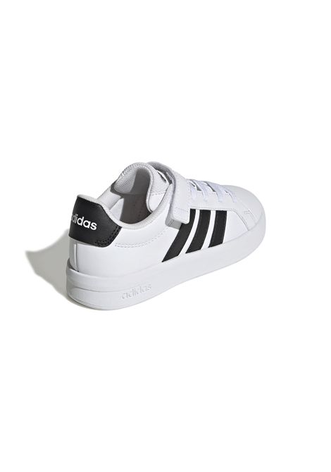 Adidas Grand Court 3.0 Shoes White Black Kids ADIDAS CORE | Sneakers | HP3531-