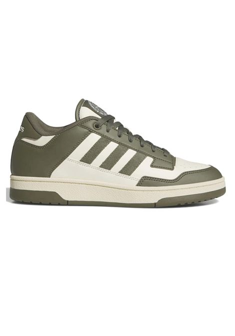 Adidas Rapid Court Shoes Cream Olive Green Men ADIDAS CORE | Sneakers | HQ7665-