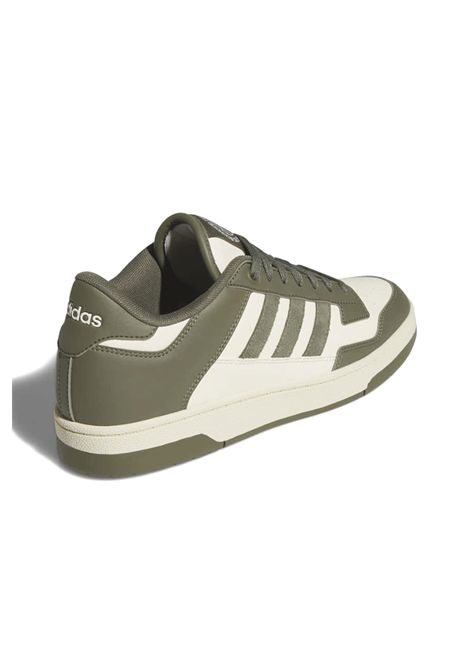 Adidas Rapid Court Shoes Cream Olive Green Men ADIDAS CORE | Sneakers | HQ7665-