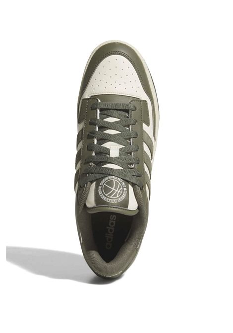 Adidas Rapid Court Shoes Cream Olive Green Men ADIDAS CORE | Sneakers | HQ7665-