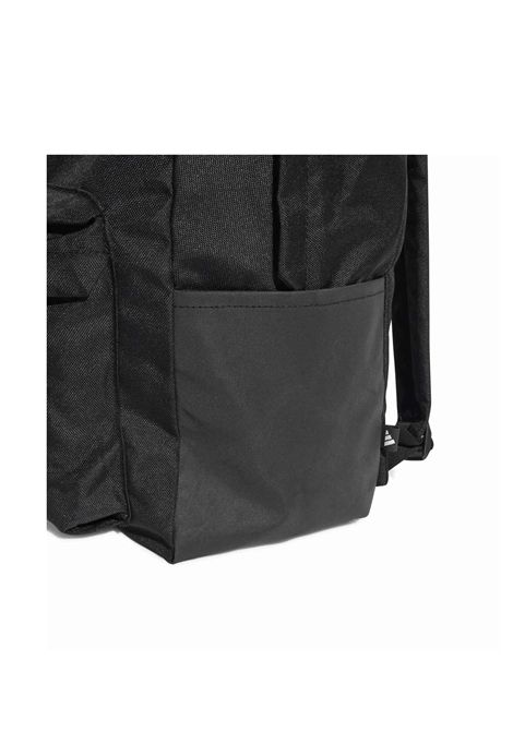 Adidas Classic 3 Bar Logo Backpack Black Gold Unisex ADIDAS CORE | Backpacks | IS7048-