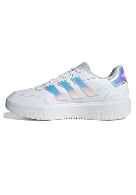 Scarpe Adidas Courtblock Bold Bianco Iridescente Donna ADIDAS CORE | Sneakers | JI2205-