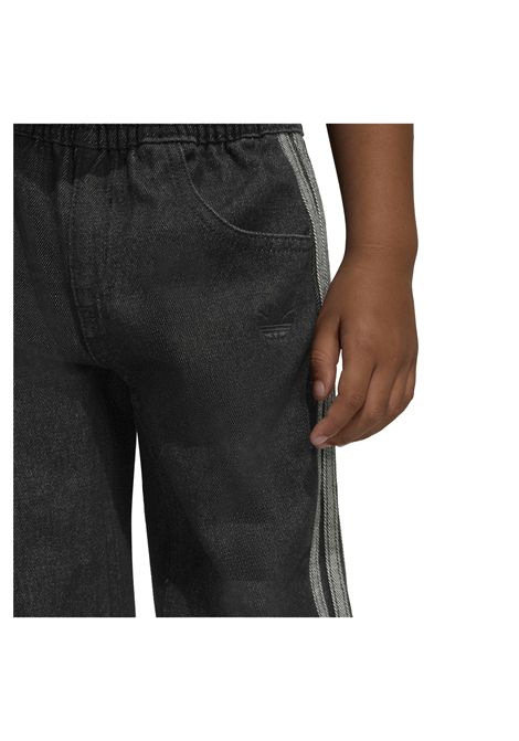 Track Pants Adidas Originals Firebird Denim Nero Bambini ADIDAS CORE | Pantaloni | KD5809-