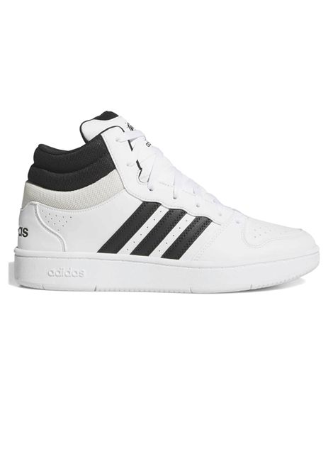 Adidas Hoops Mid Classic Shoes White Black Men ADIDAS CORE | Sneakers | KI1032-