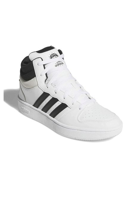 Adidas Hoops Mid Classic Shoes White Black Men ADIDAS CORE | Sneakers | KI1032-