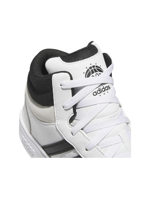Adidas Hoops Mid Classic Shoes White Black Men ADIDAS CORE | Sneakers | KI1032-