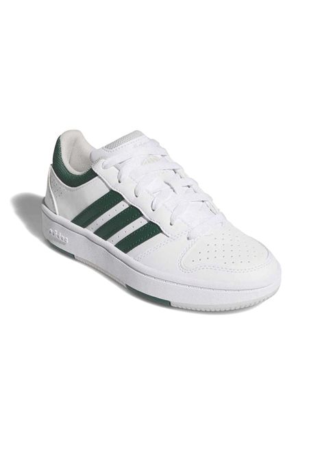Scarpe Adidas Hoops Classic Bianco Verde Ragazzi ADIDAS CORE | Sneakers | KI6425-