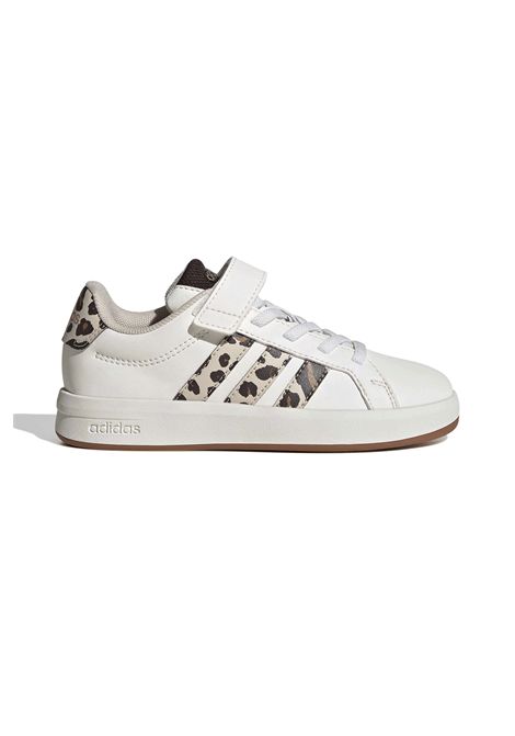 Adidas Grand Court 3.0 Shoes Beige Animalier Kids ADIDAS CORE | Sneakers | KJ4817-