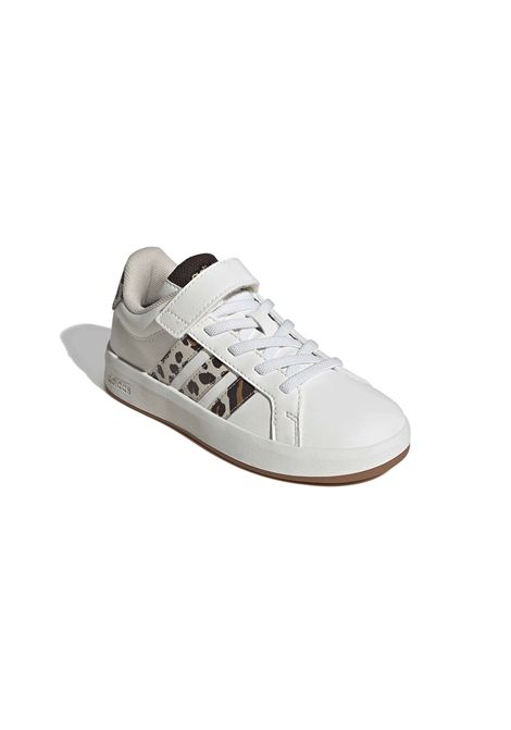 Adidas Grand Court 3.0 Shoes Beige Animalier Kids ADIDAS CORE | Sneakers | KJ4817-