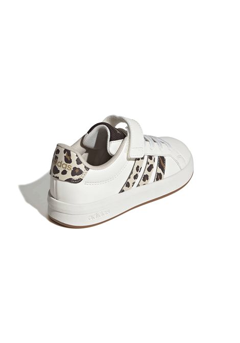 Adidas Grand Court 3.0 Shoes Beige Animalier Kids ADIDAS CORE | Sneakers | KJ4817-