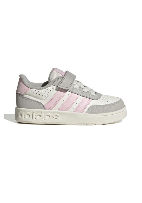 Scarpe Adidas Breakbase Bianco Rosa Bambini ADIDAS CORE | Sneakers | KJ9593-