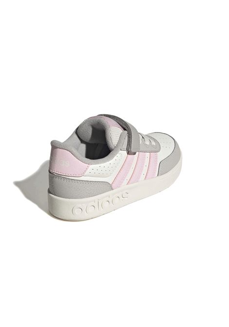 Scarpe Adidas Breakbase Bianco Rosa Bambini ADIDAS CORE | Sneakers | KJ9593-