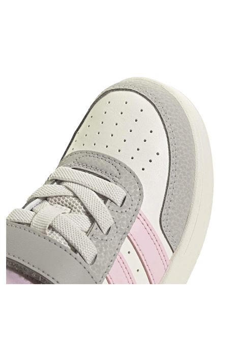 Scarpe Adidas Breakbase Bianco Rosa Bambini ADIDAS CORE | Sneakers | KJ9593-