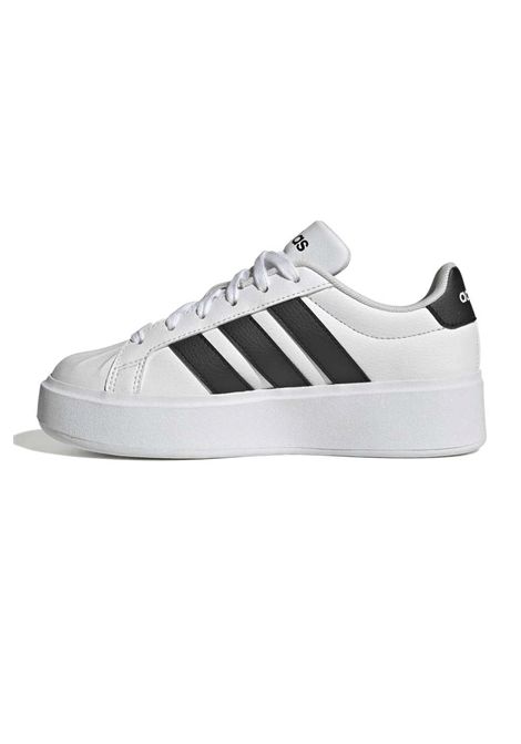 Scarpe Adidas Streettalk Bold Bianco Nero Ragazzi ADIDAS CORE | Sneakers | KK2461-