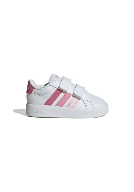 Scarpe Adidas Grand Court 3.0 Bianco Rosa Infant ADIDAS ORIGINALS | Sneakers | KJ4372-