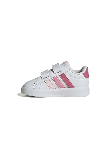 Scarpe Adidas Grand Court 3.0 Bianco Rosa Infant ADIDAS ORIGINALS | Sneakers | KJ4372-