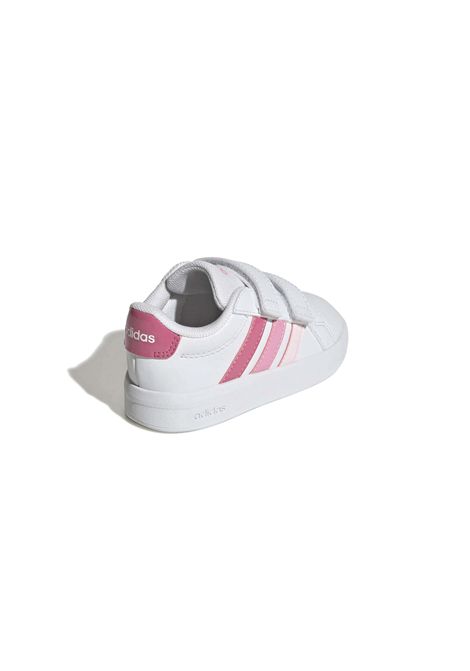 Scarpe Adidas Grand Court 3.0 Bianco Rosa Infant ADIDAS ORIGINALS | Sneakers | KJ4372-