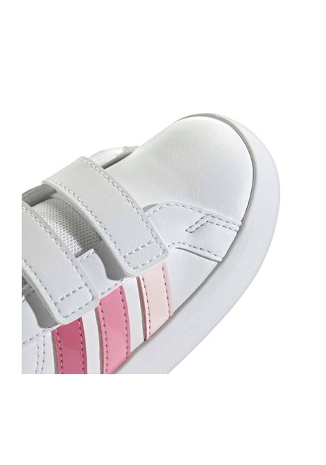 Scarpe Adidas Grand Court 3.0 Bianco Rosa Infant ADIDAS ORIGINALS | Sneakers | KJ4372-