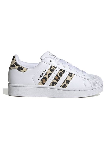 Scarpe Adidas Originals Superstar II Bianco Animalier Ragazzi ADIDAS ORIGINALS | Sneakers | LA7765-